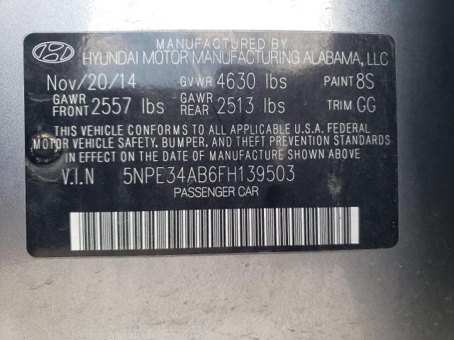 Photo 9 VIN: 5NPE34AB6FH139503 - HYUNDAI SONATA SPO 