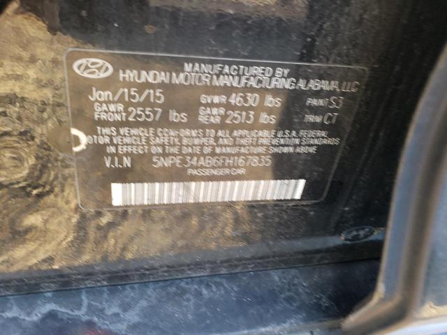 Photo 11 VIN: 5NPE34AB6FH167835 - HYUNDAI SONATA SPO 