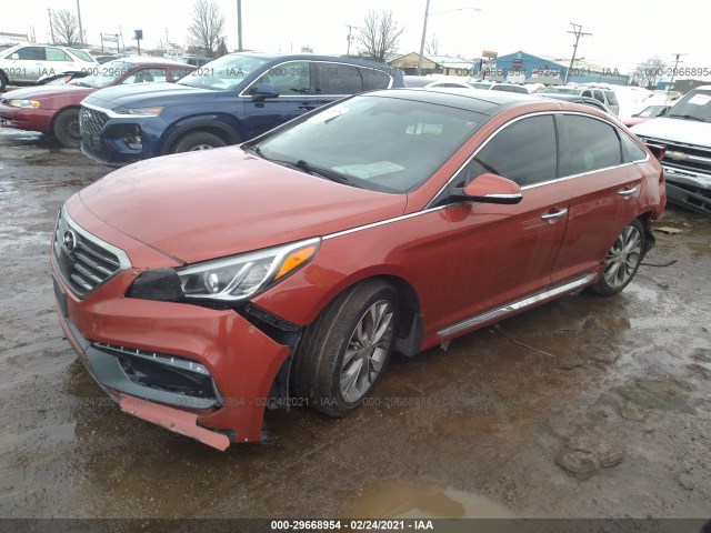 Photo 1 VIN: 5NPE34AB6FH171030 - HYUNDAI SONATA 