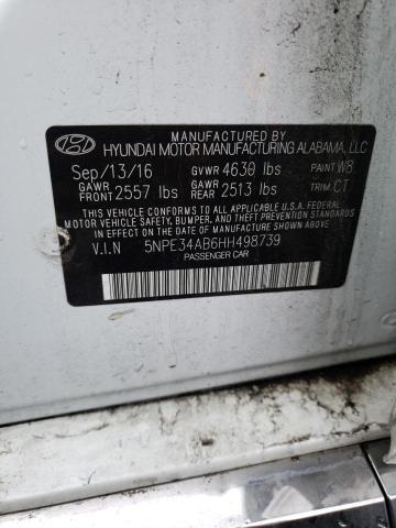 Photo 11 VIN: 5NPE34AB6HH498739 - HYUNDAI SONATA SPO 