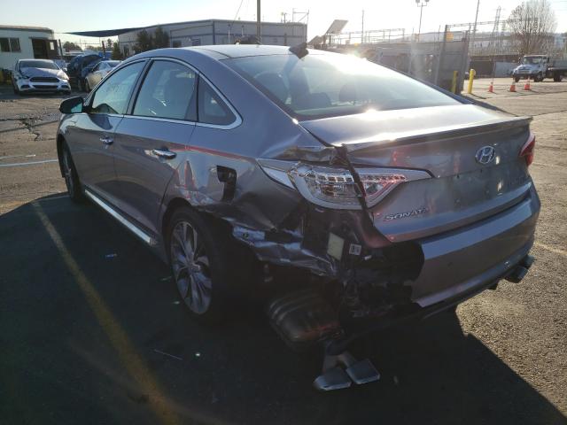 Photo 2 VIN: 5NPE34AB6HH527379 - HYUNDAI SONATA SPO 