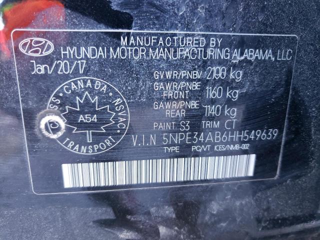 Photo 9 VIN: 5NPE34AB6HH549639 - HYUNDAI SONATA SPO 