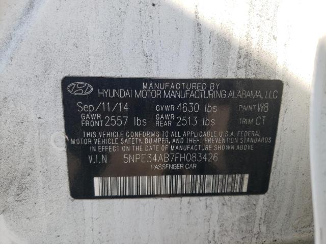 Photo 11 VIN: 5NPE34AB7FH083426 - HYUNDAI SONATA SPO 