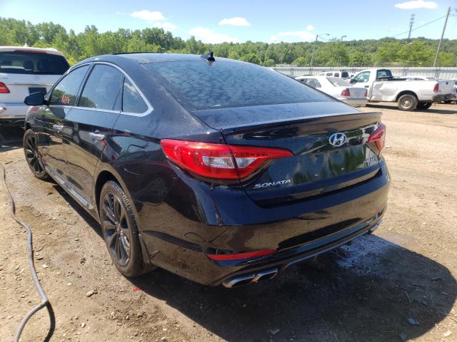 Photo 2 VIN: 5NPE34AB7FH134696 - HYUNDAI SONATA SPO 