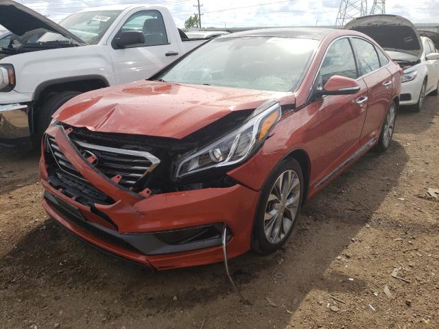 Photo 1 VIN: 5NPE34AB7FH135461 - HYUNDAI SONATA SPO 