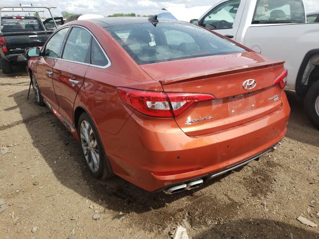 Photo 2 VIN: 5NPE34AB7FH135461 - HYUNDAI SONATA SPO 