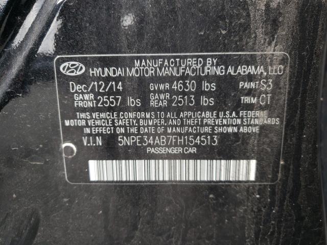 Photo 9 VIN: 5NPE34AB7FH154513 - HYUNDAI SONATA SPO 