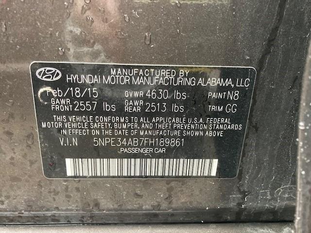 Photo 9 VIN: 5NPE34AB7FH189861 - HYUNDAI SONATA 