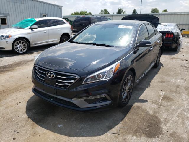 Photo 1 VIN: 5NPE34AB7HH550024 - HYUNDAI SONATA SPO 