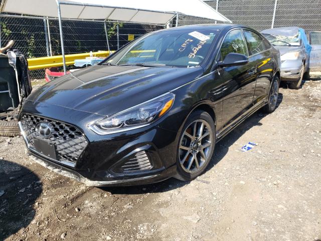 Photo 1 VIN: 5NPE34AB7JH667883 - HYUNDAI SONATA SPO 