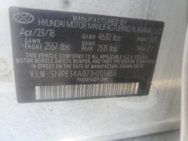 Photo 9 VIN: 5NPE34AB7JH705855 - HYUNDAI SONATA SPO 