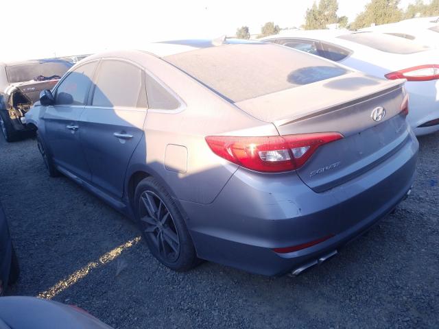 Photo 2 VIN: 5NPE34AB8FH057482 - HYUNDAI SONATA SPO 