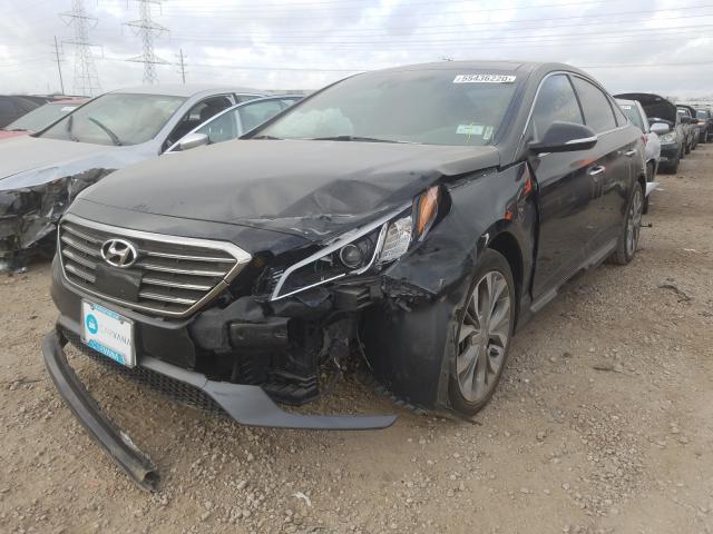 Photo 1 VIN: 5NPE34AB8FH117096 - HYUNDAI SONATA SPO 