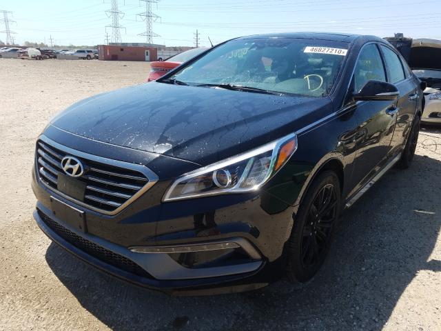 Photo 1 VIN: 5NPE34AB8FH189741 - HYUNDAI SONATA SPO 