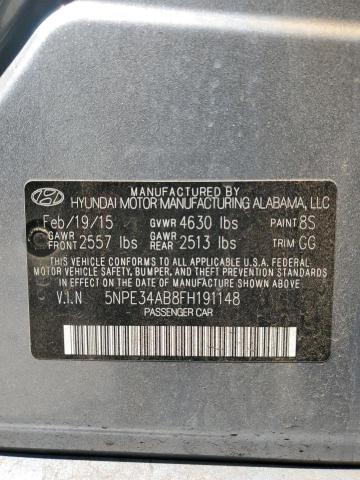 Photo 12 VIN: 5NPE34AB8FH191148 - HYUNDAI SONATA SPO 