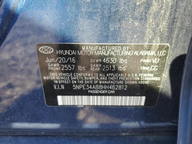 Photo 11 VIN: 5NPE34AB8HH462812 - HYUNDAI SONATA 