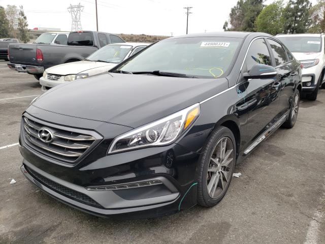 Photo 1 VIN: 5NPE34AB8HH538884 - HYUNDAI SONATA SPO 