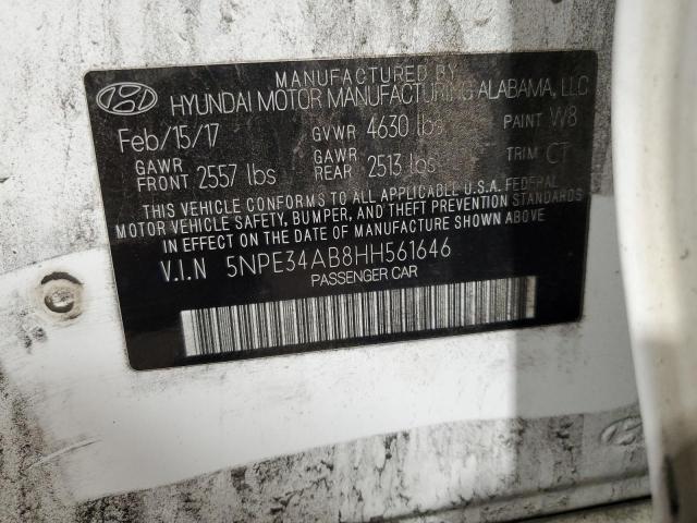 Photo 11 VIN: 5NPE34AB8HH561646 - HYUNDAI SONATA SPO 