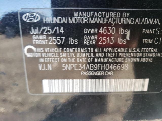 Photo 11 VIN: 5NPE34AB9FH046698 - HYUNDAI SONATA SPO 