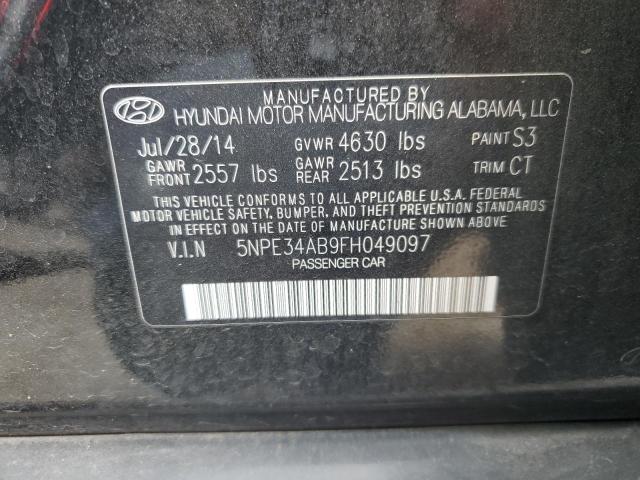 Photo 11 VIN: 5NPE34AB9FH049097 - HYUNDAI SONATA 