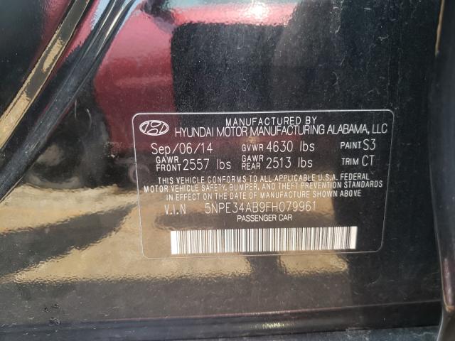 Photo 9 VIN: 5NPE34AB9FH079961 - HYUNDAI SONATA SPO 