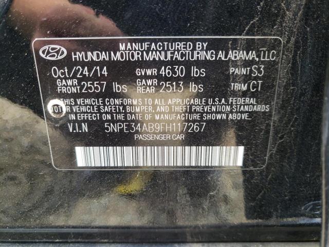 Photo 9 VIN: 5NPE34AB9FH117267 - HYUNDAI SONATA SPO 