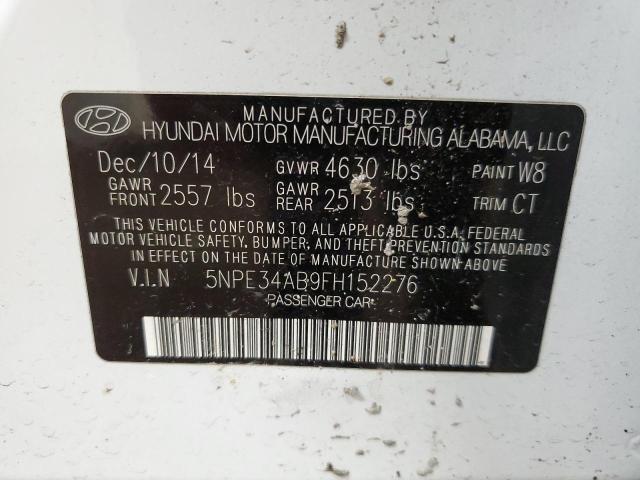 Photo 11 VIN: 5NPE34AB9FH152276 - HYUNDAI SONATA SPO 