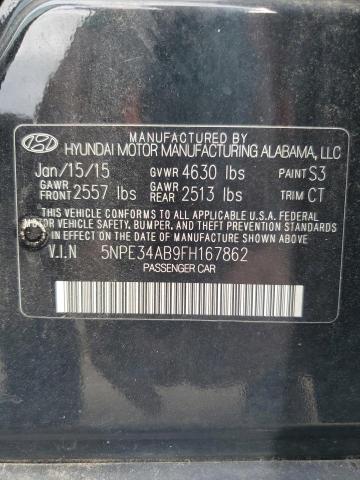 Photo 11 VIN: 5NPE34AB9FH167862 - HYUNDAI SONATA 