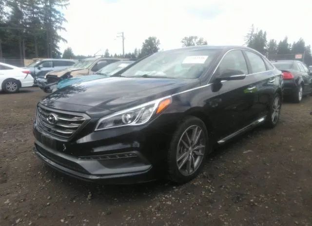 Photo 1 VIN: 5NPE34AB9FH218390 - HYUNDAI SONATA 