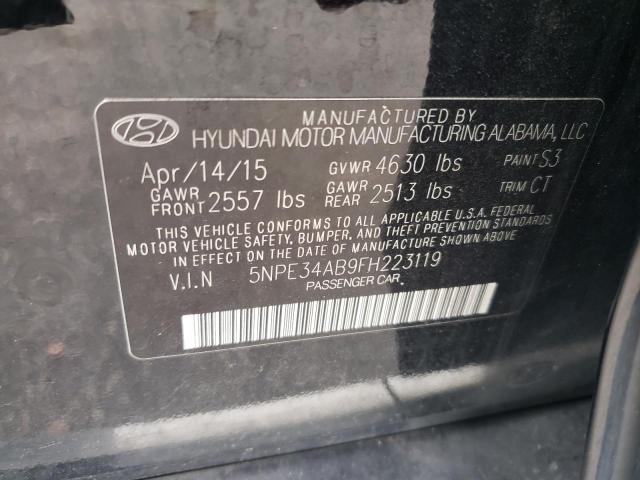 Photo 11 VIN: 5NPE34AB9FH223119 - HYUNDAI SONATA SPO 