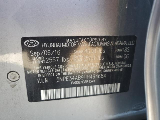 Photo 11 VIN: 5NPE34AB9HH494684 - HYUNDAI SONATA SPO 