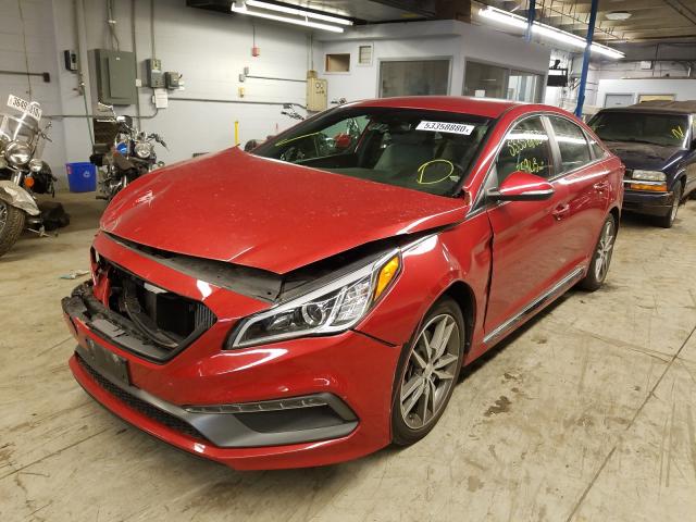 Photo 1 VIN: 5NPE34AB9HH496631 - HYUNDAI SONATA SPO 