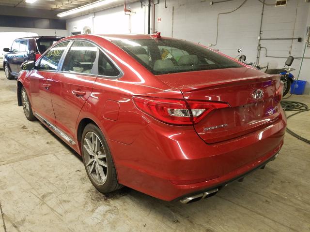 Photo 2 VIN: 5NPE34AB9HH496631 - HYUNDAI SONATA SPO 