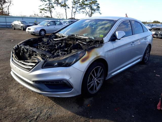 Photo 1 VIN: 5NPE34AB9HH577242 - HYUNDAI SONATA SPO 