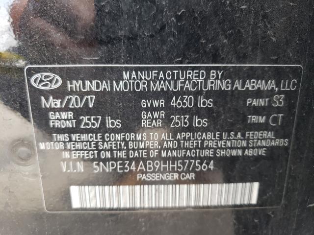 Photo 9 VIN: 5NPE34AB9HH577564 - HYUNDAI SONATA SPO 