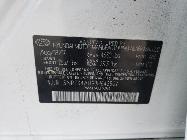 Photo 11 VIN: 5NPE34AB9JH642502 - HYUNDAI SONATA 