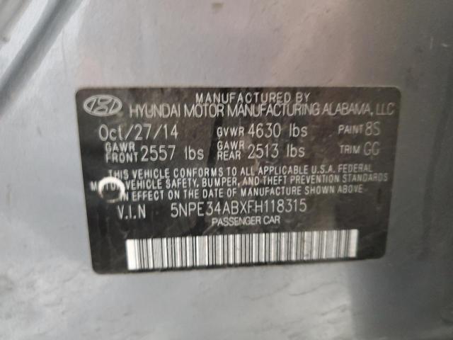 Photo 11 VIN: 5NPE34ABXFH118315 - HYUNDAI SONATA SPO 