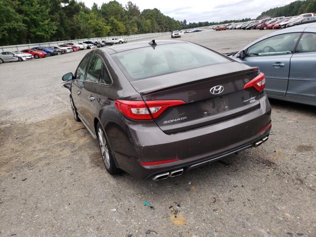 Photo 2 VIN: 5NPE34ABXFH168907 - HYUNDAI SONATA SPO 