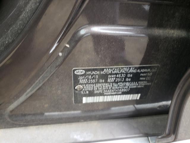 Photo 9 VIN: 5NPE34ABXFH168907 - HYUNDAI SONATA SPO 