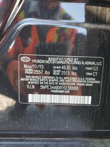 Photo 11 VIN: 5NPE34ABXFH238888 - HYUNDAI SONATA SPO 