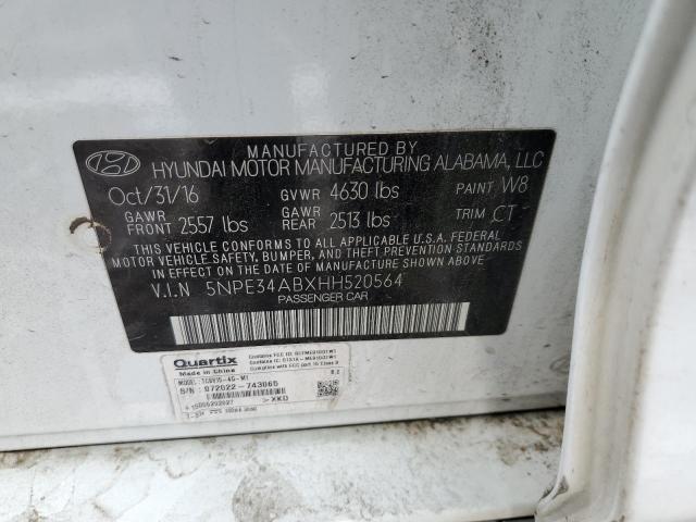 Photo 12 VIN: 5NPE34ABXHH520564 - HYUNDAI SONATA SPO 