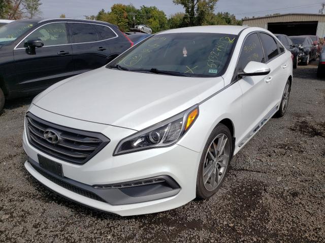 Photo 1 VIN: 5NPE34ABXHH559588 - HYUNDAI SONATA SPO 