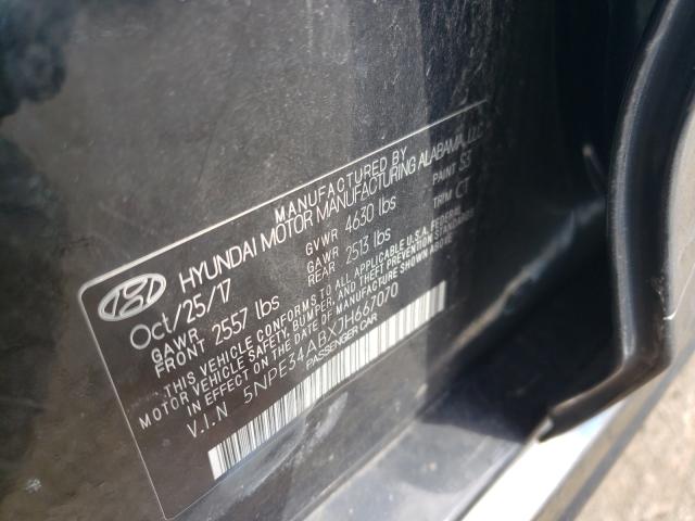 Photo 9 VIN: 5NPE34ABXJH667070 - HYUNDAI SONATA SPO 