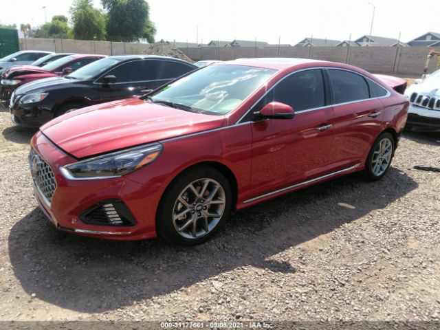 Photo 1 VIN: 5NPE34ABXJH675444 - HYUNDAI SONATA 