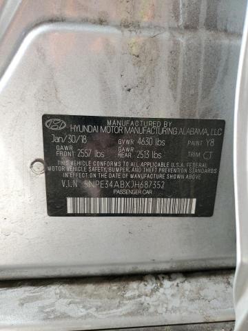 Photo 12 VIN: 5NPE34ABXJH687352 - HYUNDAI SONATA 