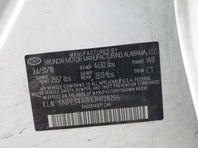 Photo 11 VIN: 5NPE34ABXJH728255 - HYUNDAI SONATA SPO 