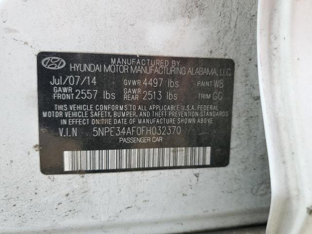 Photo 11 VIN: 5NPE34AF0FH032370 - HYUNDAI SONATA 