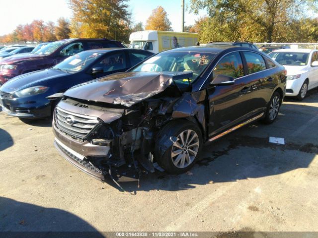 Photo 1 VIN: 5NPE34AF0FH045443 - HYUNDAI SONATA 