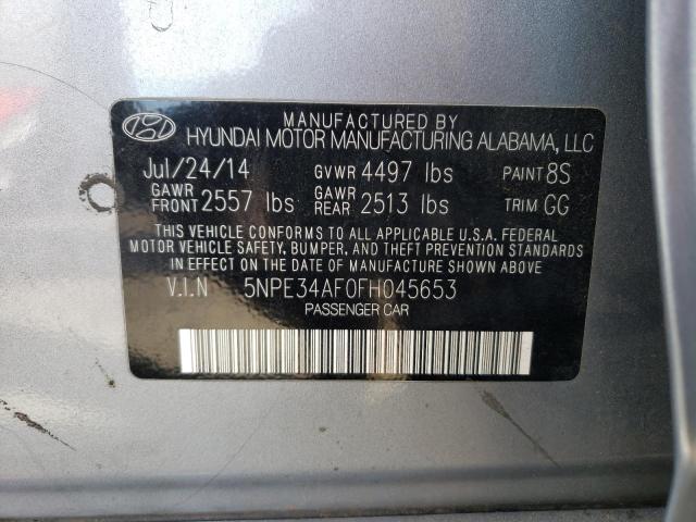 Photo 11 VIN: 5NPE34AF0FH045653 - HYUNDAI SONATA SPO 