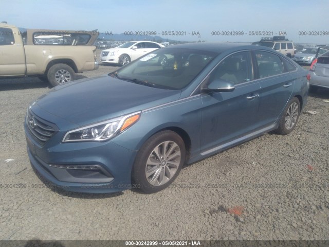 Photo 1 VIN: 5NPE34AF0FH049573 - HYUNDAI SONATA 